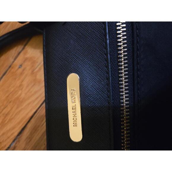 Michael Kors Black Tote Bag with Leather Handles - Picture 2 of 6